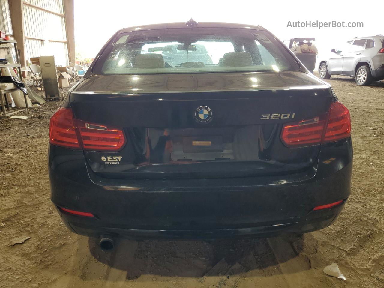 2014 Bmw 320 I Черный vin: WBA3B1G59ENT00285