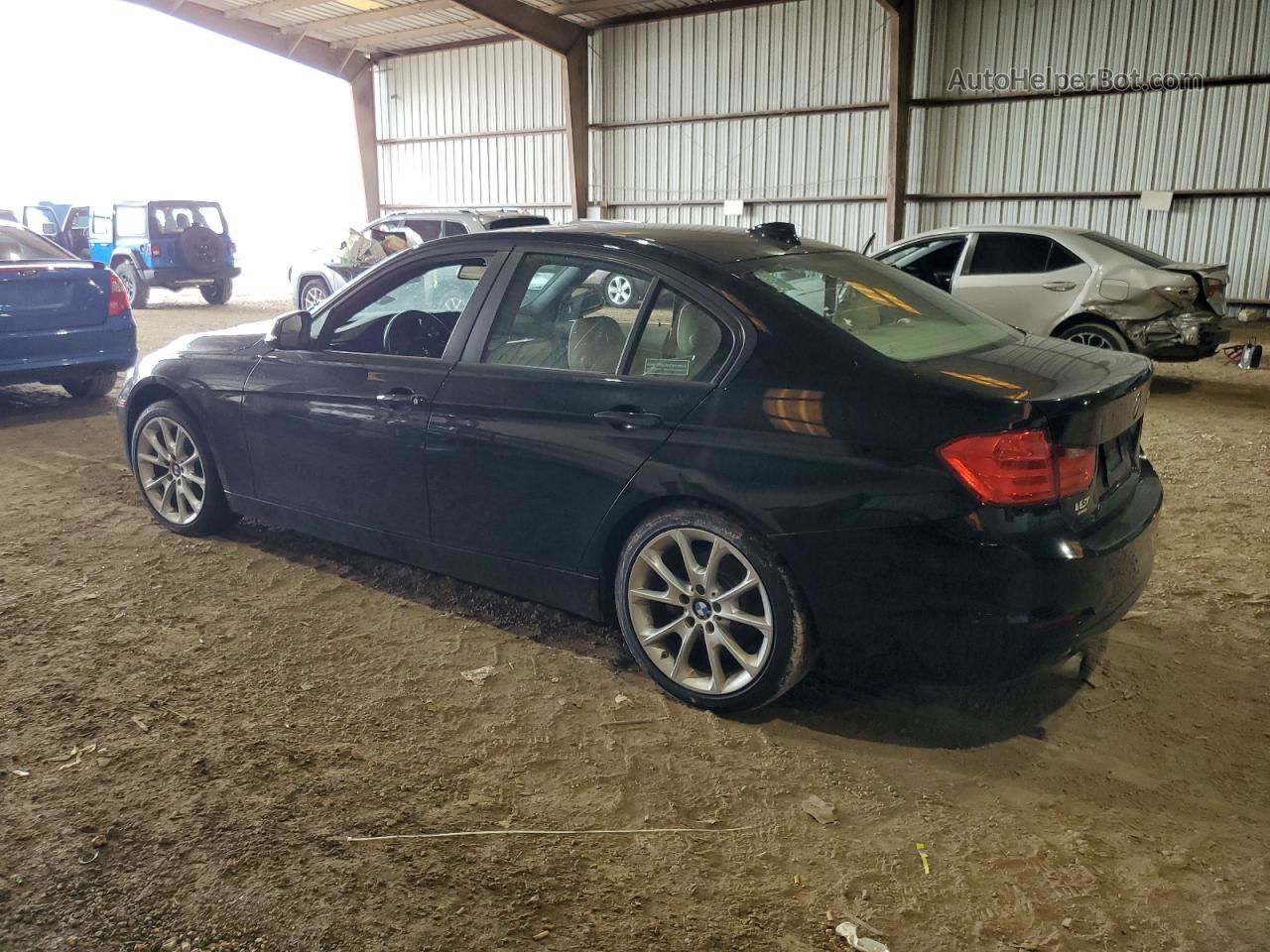 2014 Bmw 320 I Black vin: WBA3B1G59ENT00285