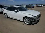 2015 Bmw 320 I White vin: WBA3B1G59FNT04807