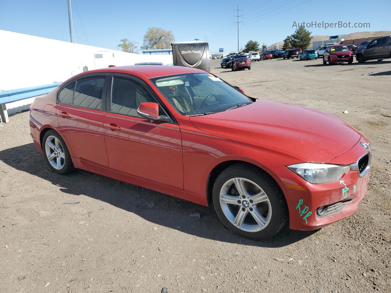 2015 Bmw 320 I Red vin: WBA3B1G59FNT05519