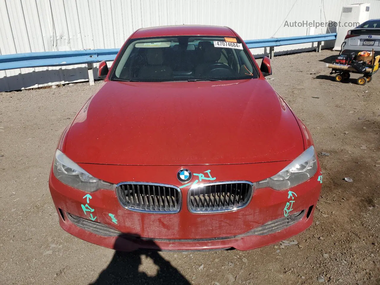 2015 Bmw 320 I Red vin: WBA3B1G59FNT05519