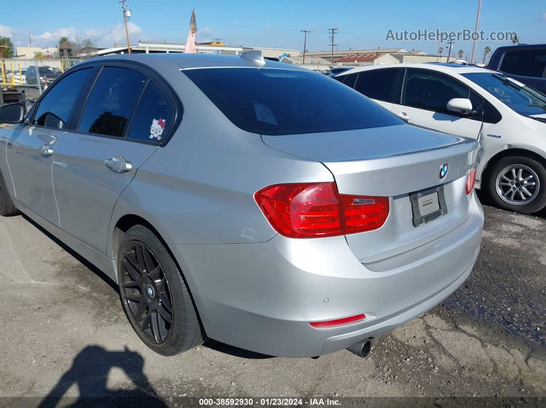 2015 Bmw 320i   Silver vin: WBA3B1G5XFNT03326