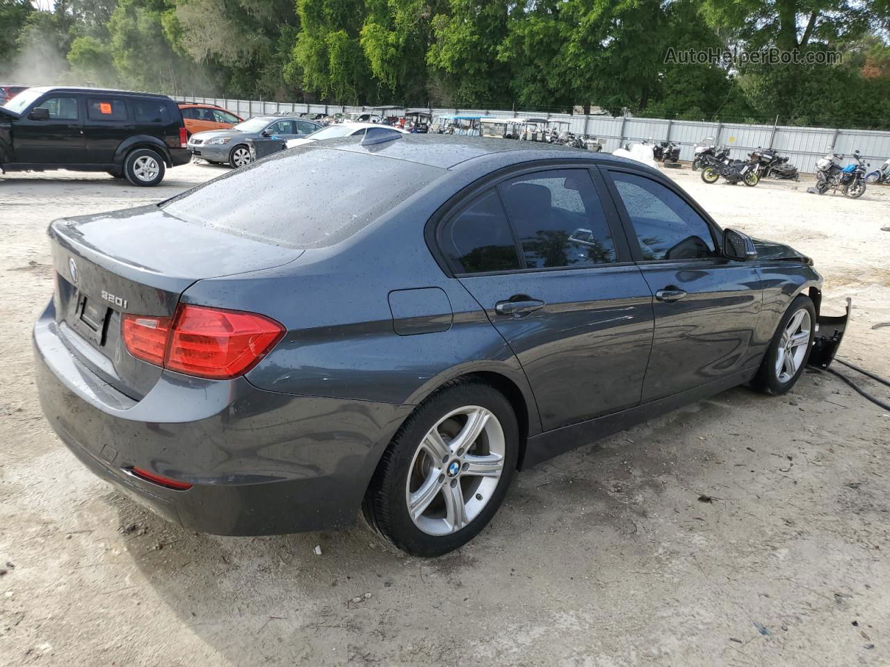 2015 Bmw 320 I Charcoal vin: WBA3B1G5XFNT07053