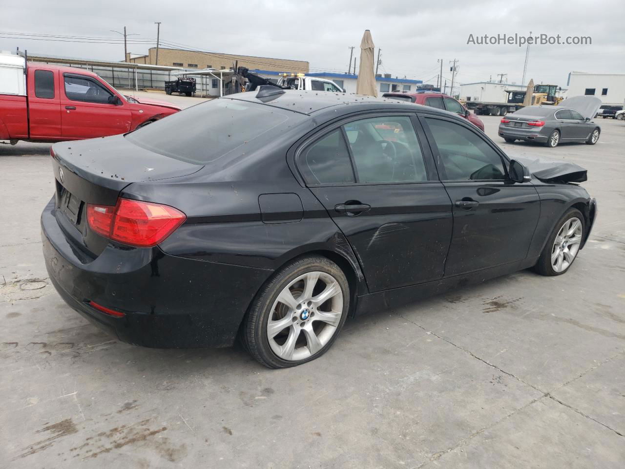 2015 Bmw 320 I Black vin: WBA3B1G5XFNT07117