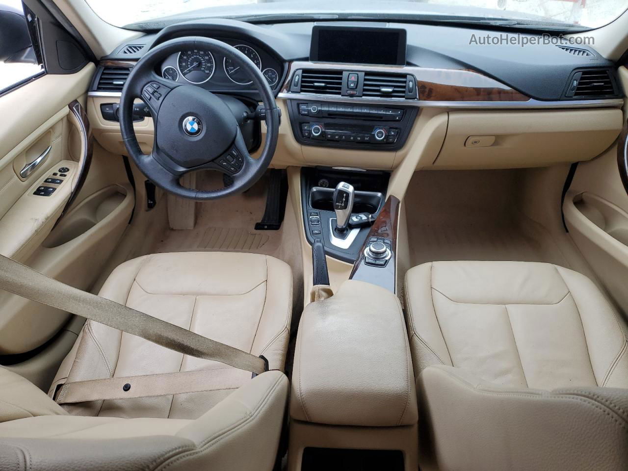 2013 Bmw 328 Xi Синий vin: WBA3B3C50DF532980