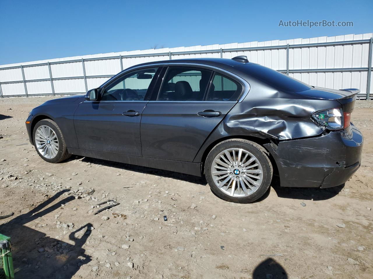 2013 Bmw 328 Xi Gray vin: WBA3B3C50DF544417