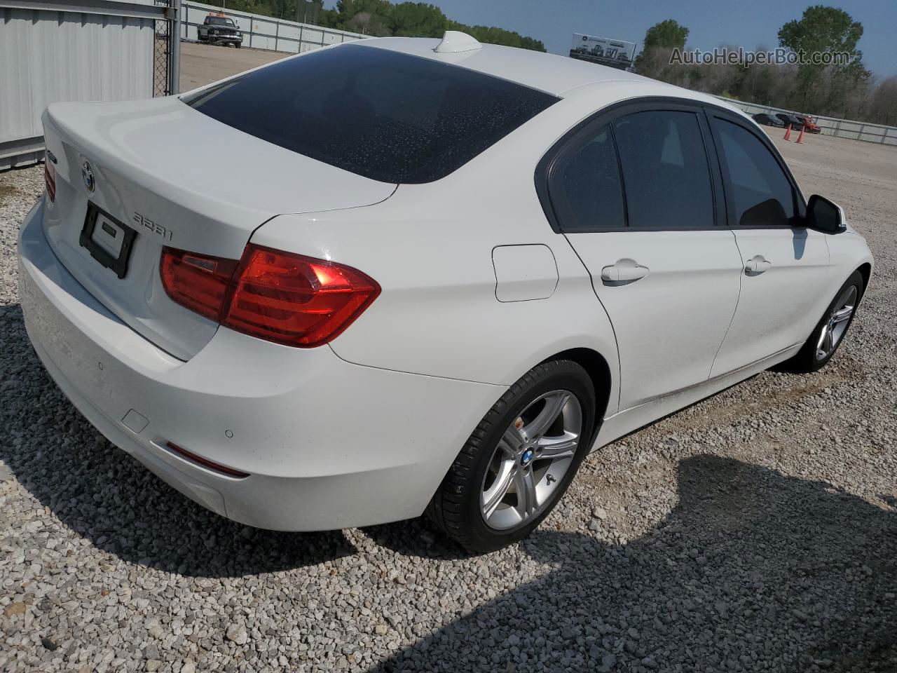 2014 Bmw 328 Xi White vin: WBA3B3C50EF545293