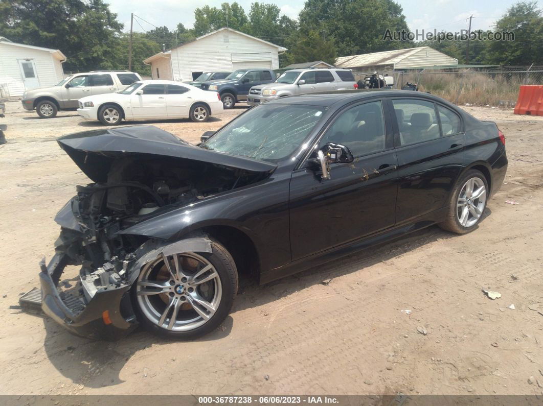 2015 Bmw 3 Series 328i Xdrive Black vin: WBA3B3C50FF548020