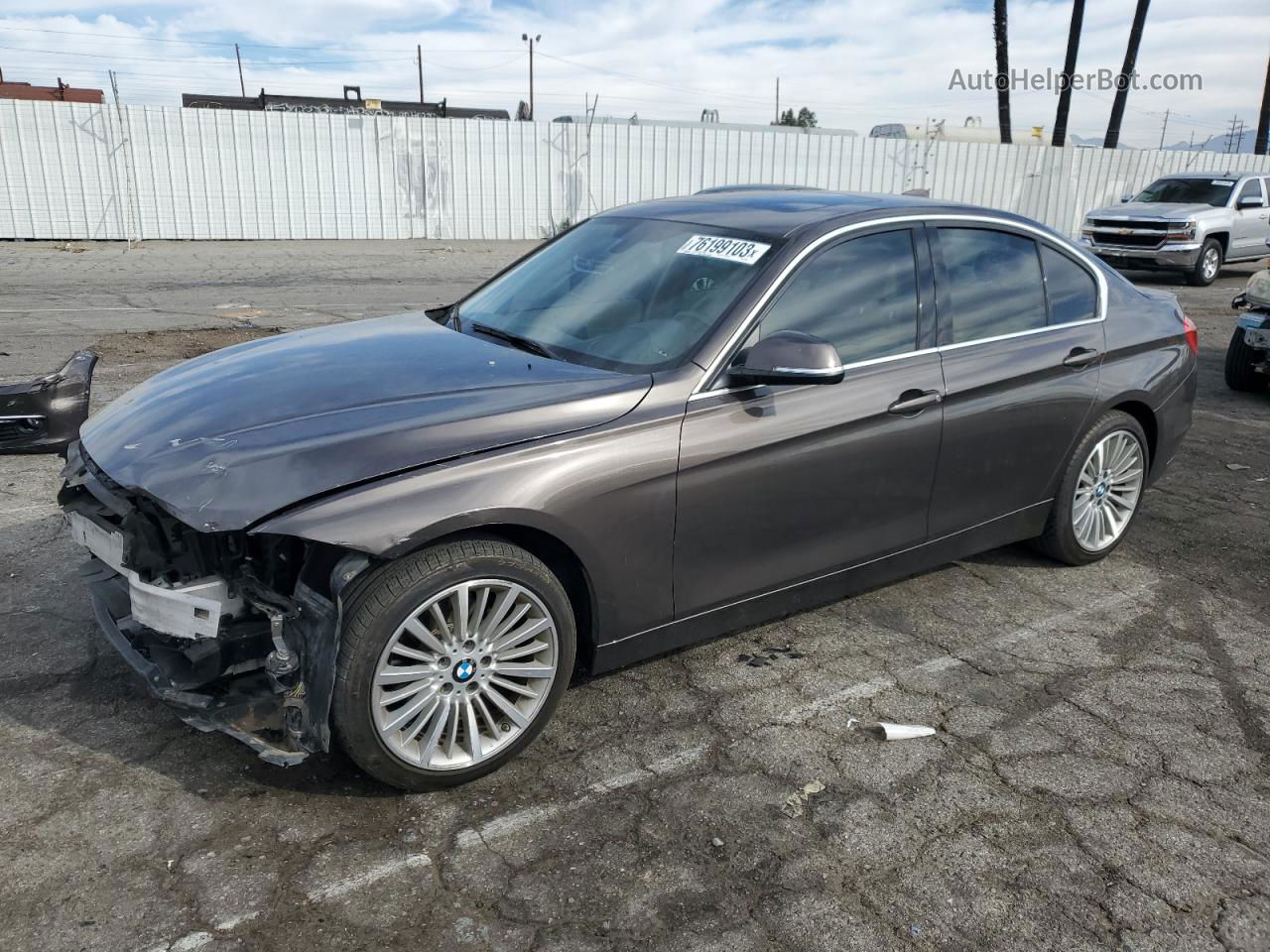 2013 Bmw 328 Xi Серый vin: WBA3B3C51DF533409