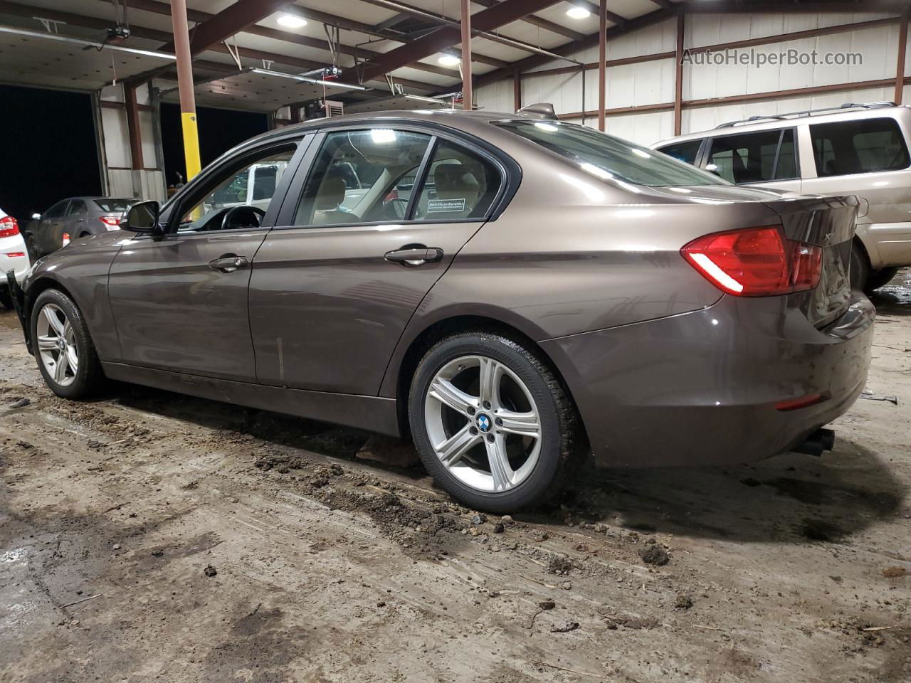 2013 Bmw 328 Xi Brown vin: WBA3B3C51DF536374