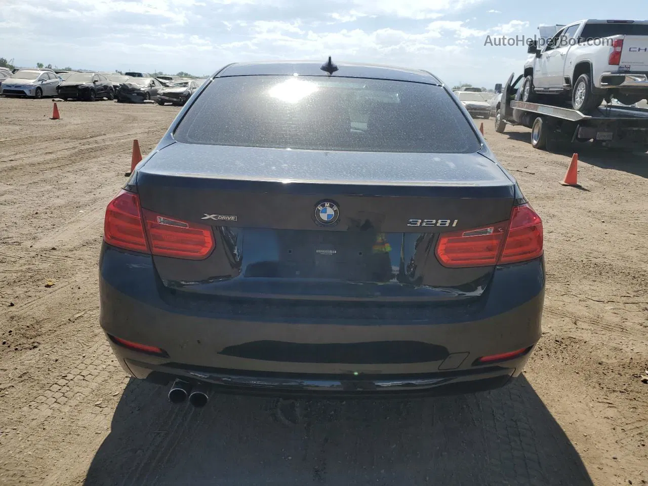 2013 Bmw 328 Xi Black vin: WBA3B3C51DF538707