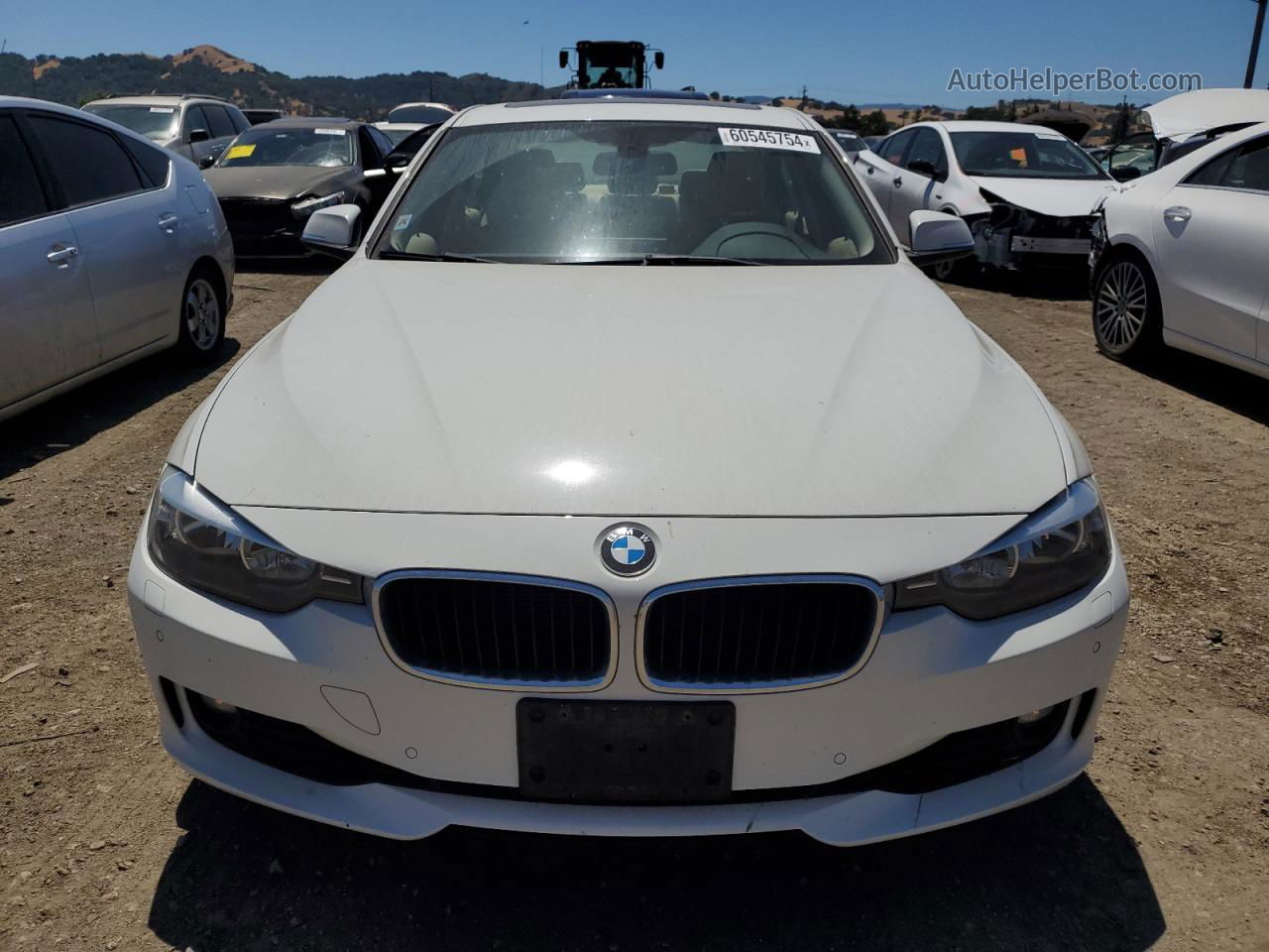 2015 Bmw 328 Xi White vin: WBA3B3C51FF548933