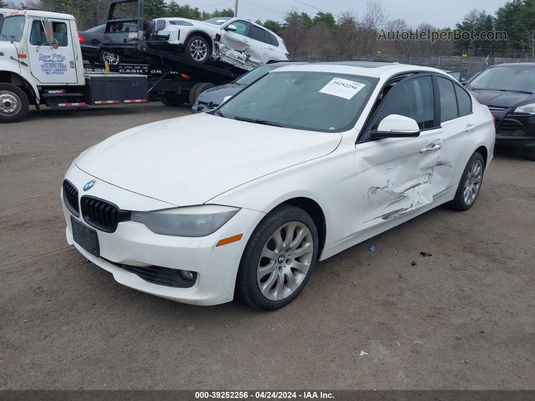 2013 Bmw 328i Xdrive White vin: WBA3B3C52DF532592