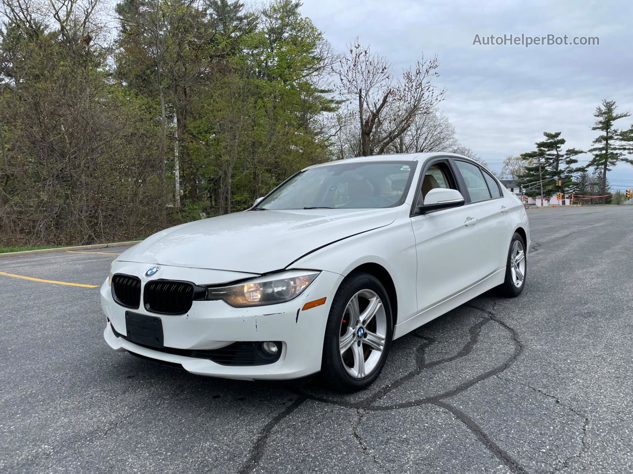 2013 Bmw 328 Xi White vin: WBA3B3C52DF538960