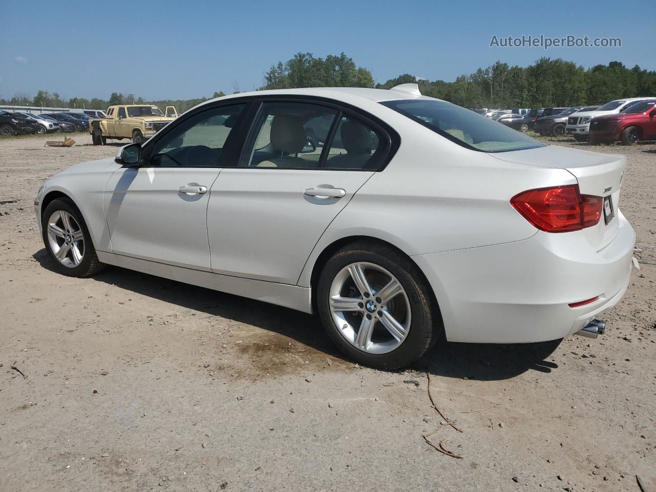 2014 Bmw 328 Xi White vin: WBA3B3C52EJ981527