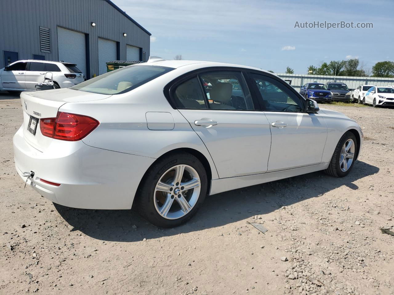 2014 Bmw 328 Xi White vin: WBA3B3C52EJ981527