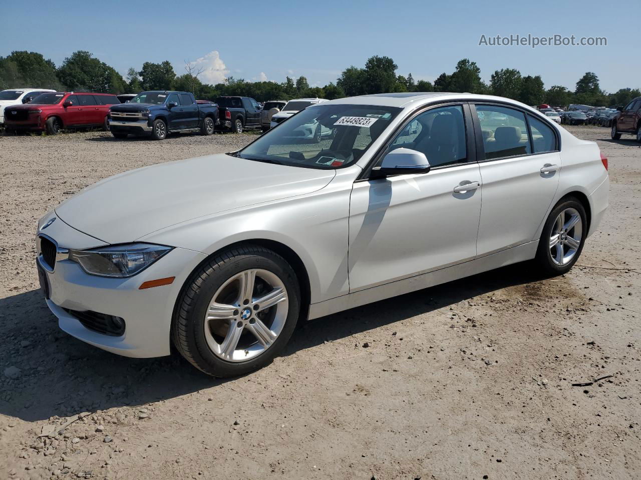 2014 Bmw 328 Xi White vin: WBA3B3C52EJ981527