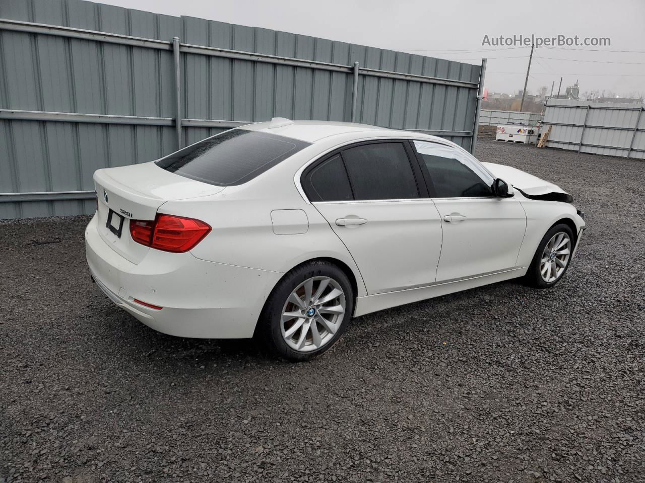 2014 Bmw 328 Xi White vin: WBA3B3C52EJ983262