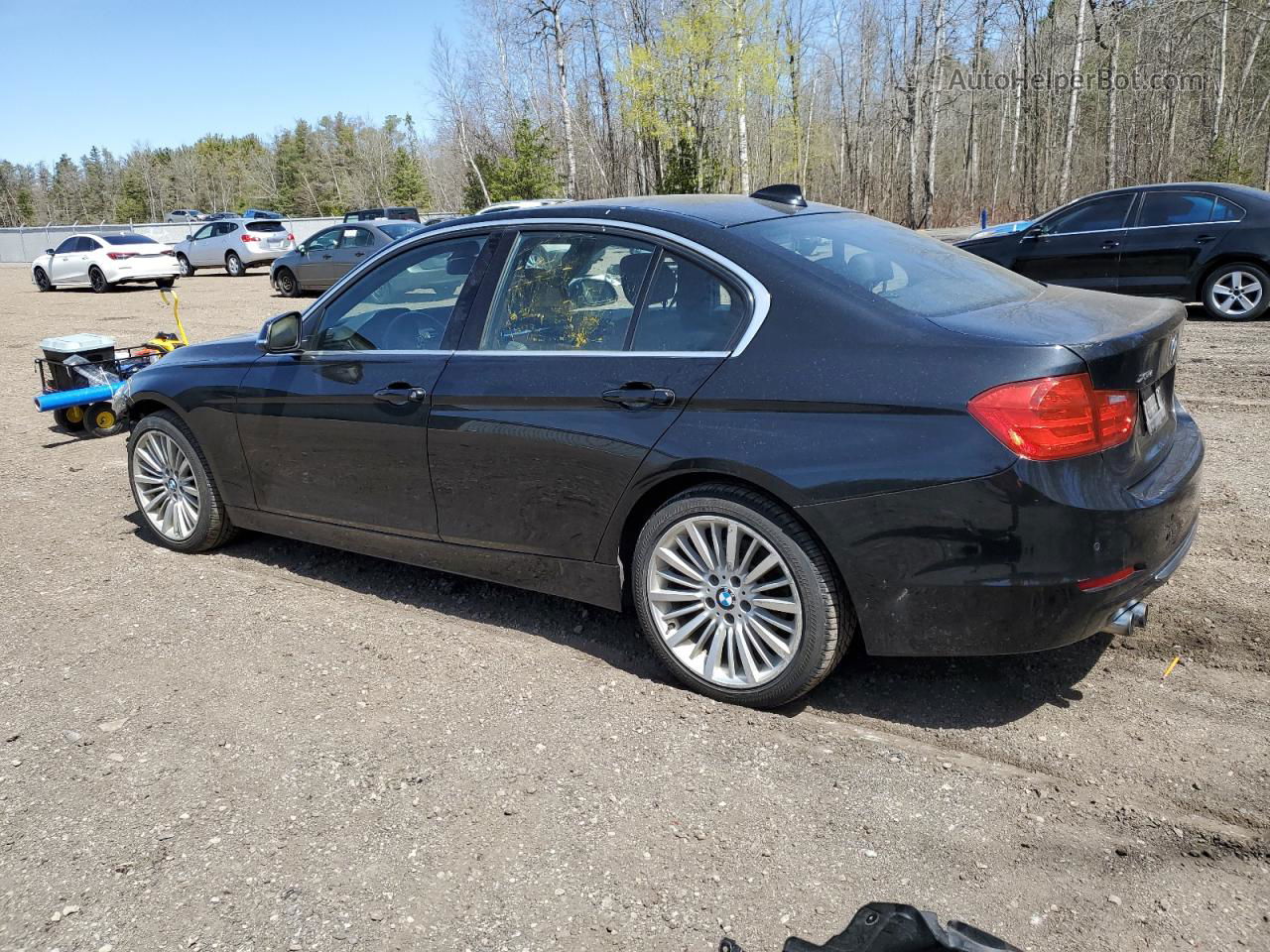 2015 Bmw 328 Xi Черный vin: WBA3B3C52FF548732