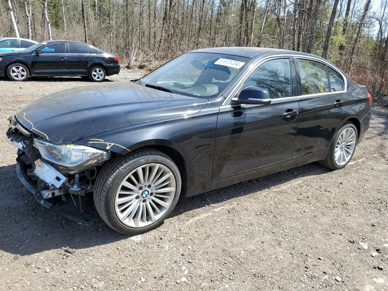 2015 Bmw 328 Xi Black vin: WBA3B3C52FF548732