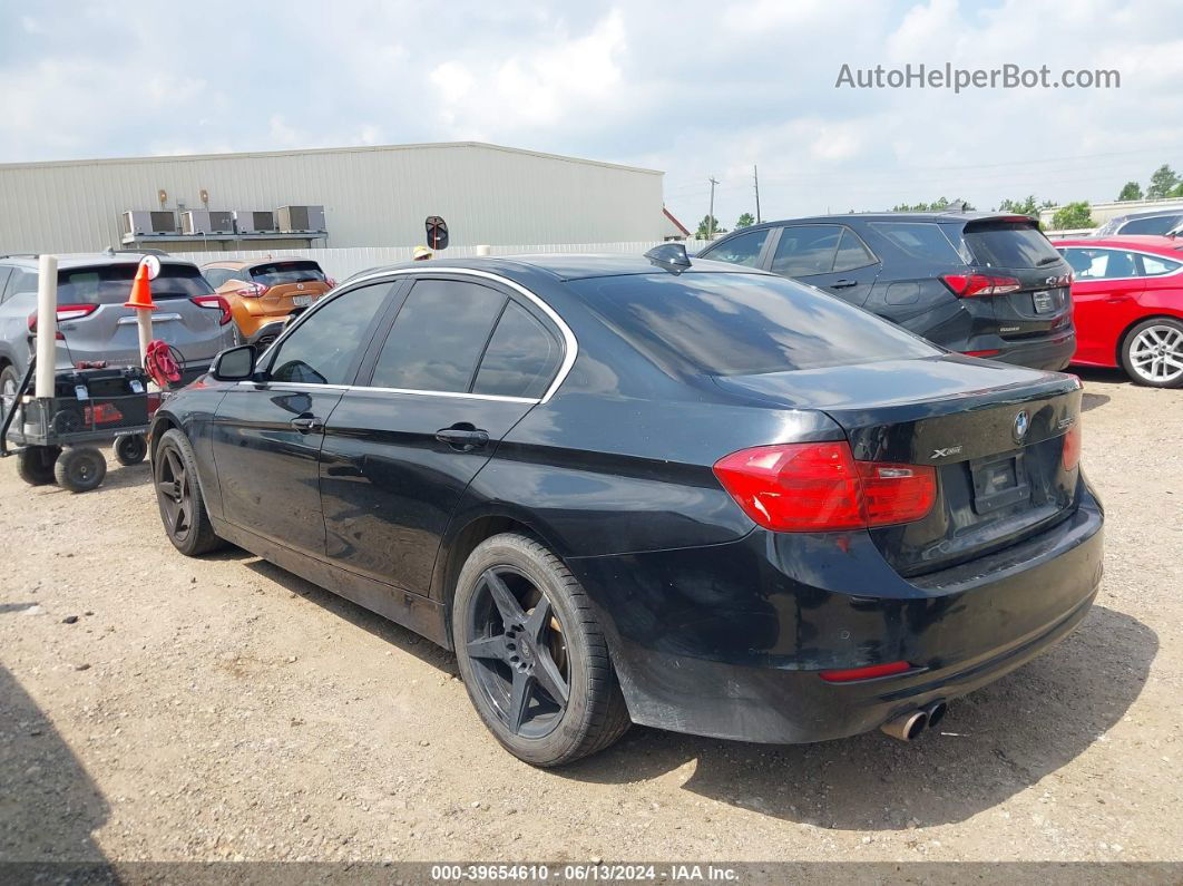 2015 Bmw 328i Xdrive Black vin: WBA3B3C52FJ983523