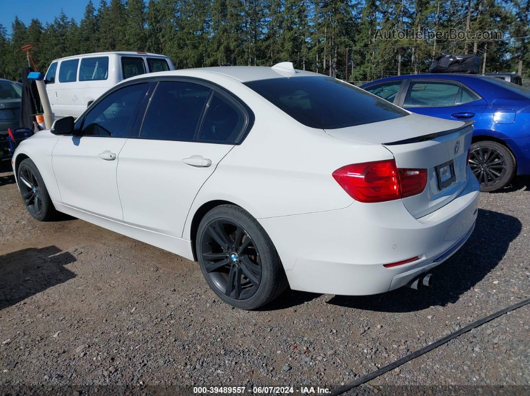 2015 Bmw 328i Xdrive White vin: WBA3B3C53FJ983868