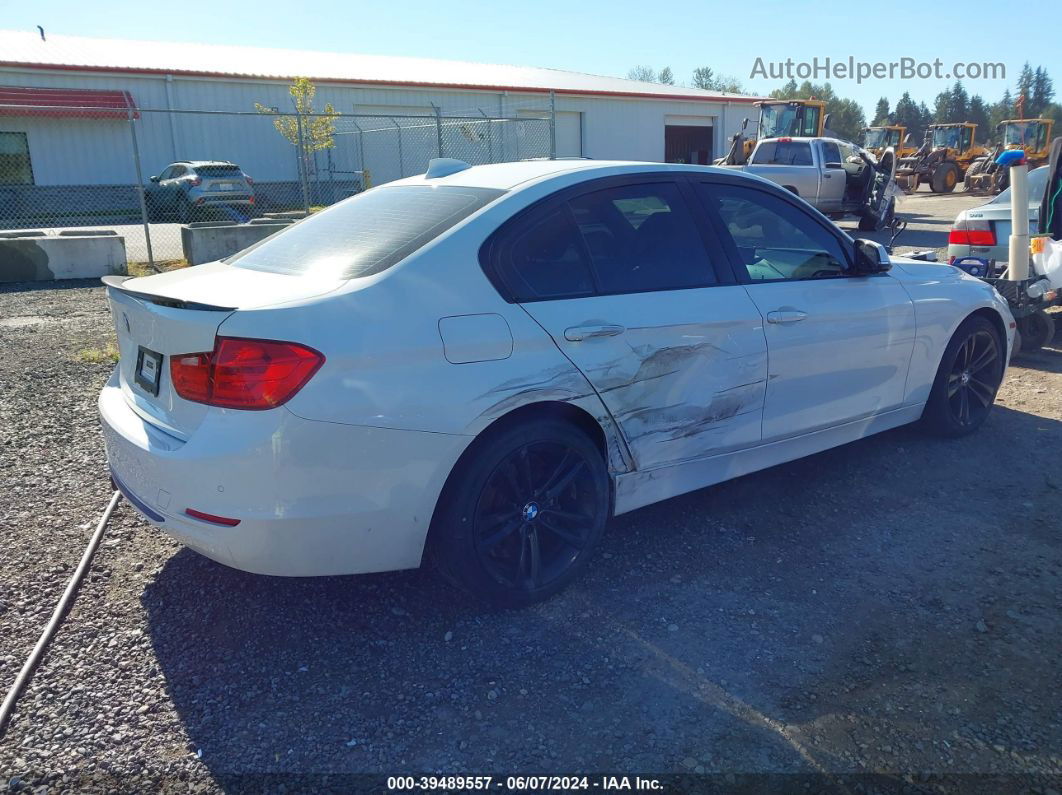 2015 Bmw 328i Xdrive White vin: WBA3B3C53FJ983868