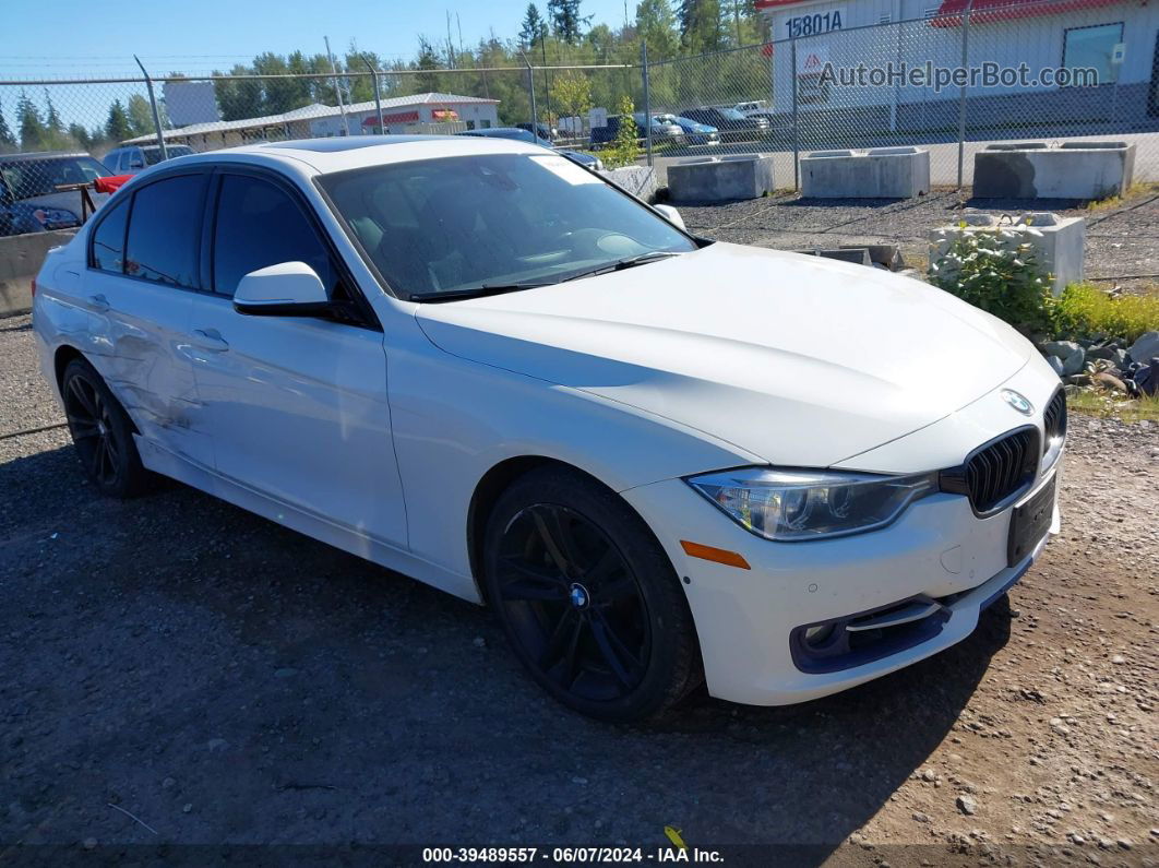 2015 Bmw 328i Xdrive Белый vin: WBA3B3C53FJ983868