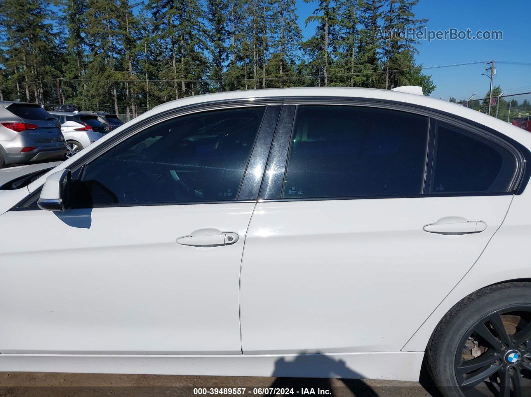 2015 Bmw 328i Xdrive White vin: WBA3B3C53FJ983868