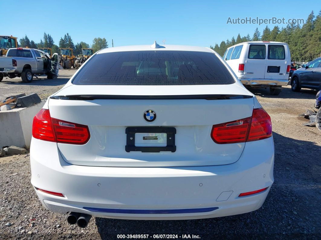 2015 Bmw 328i Xdrive White vin: WBA3B3C53FJ983868