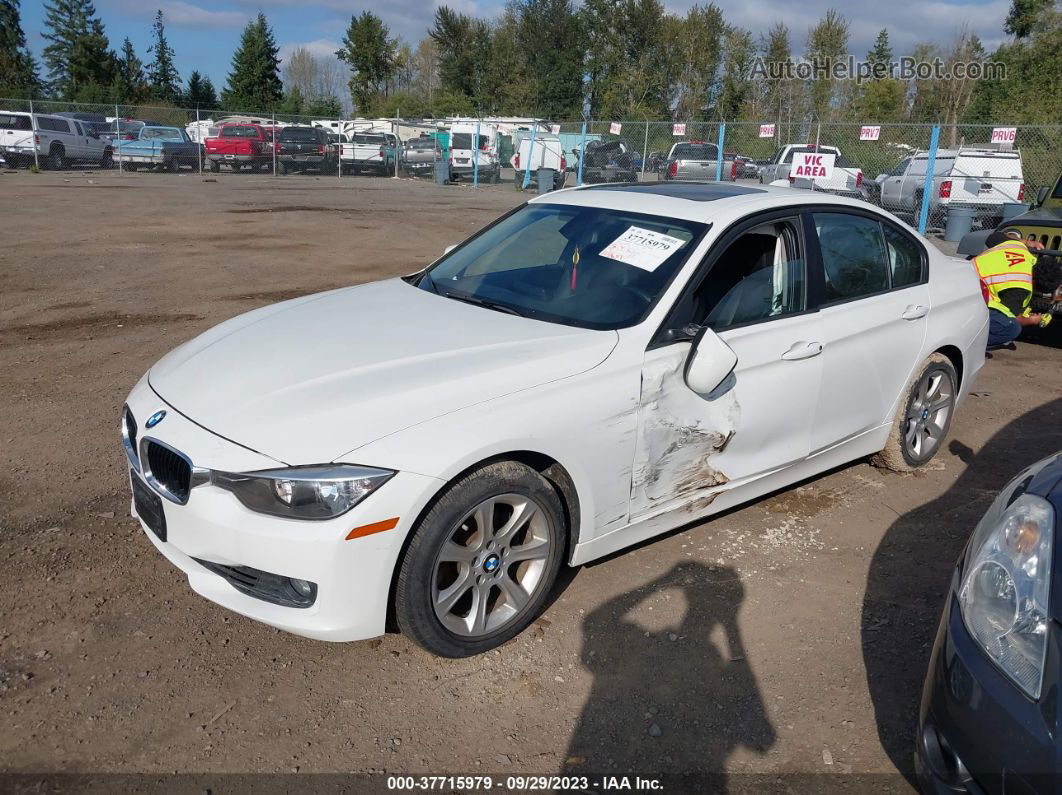 2013 Bmw 328i Xdrive White vin: WBA3B3C54DF537020