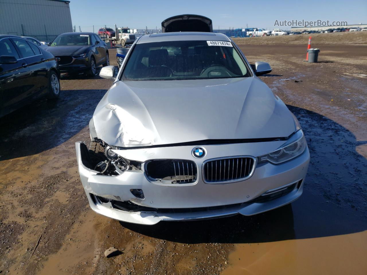 2014 Bmw 328 Xi Серебряный vin: WBA3B3C54EJ979150