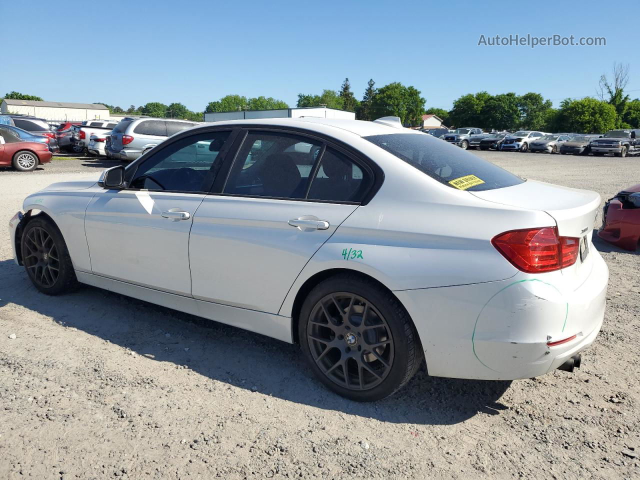 2015 Bmw 328 Xi Белый vin: WBA3B3C54FJ984253