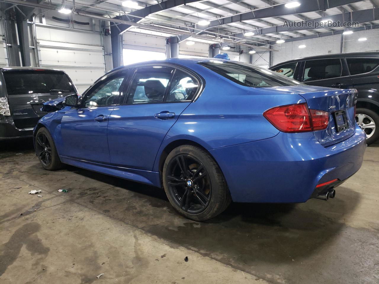 2013 Bmw 328 Xi Blue vin: WBA3B3C55DF536877