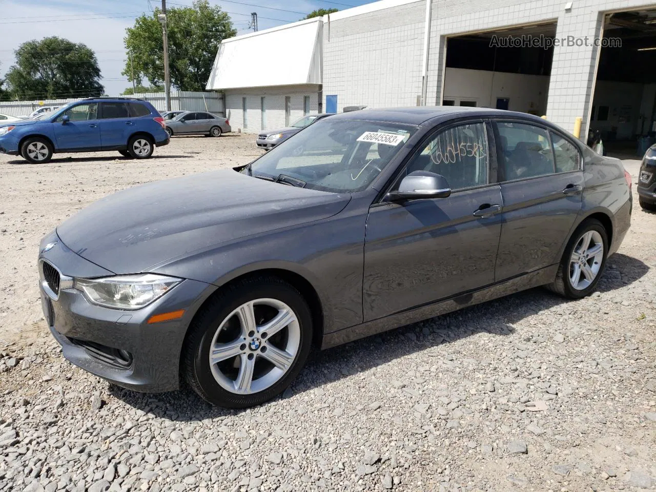 2013 Bmw 328 Xi Gray vin: WBA3B3C55DF540475