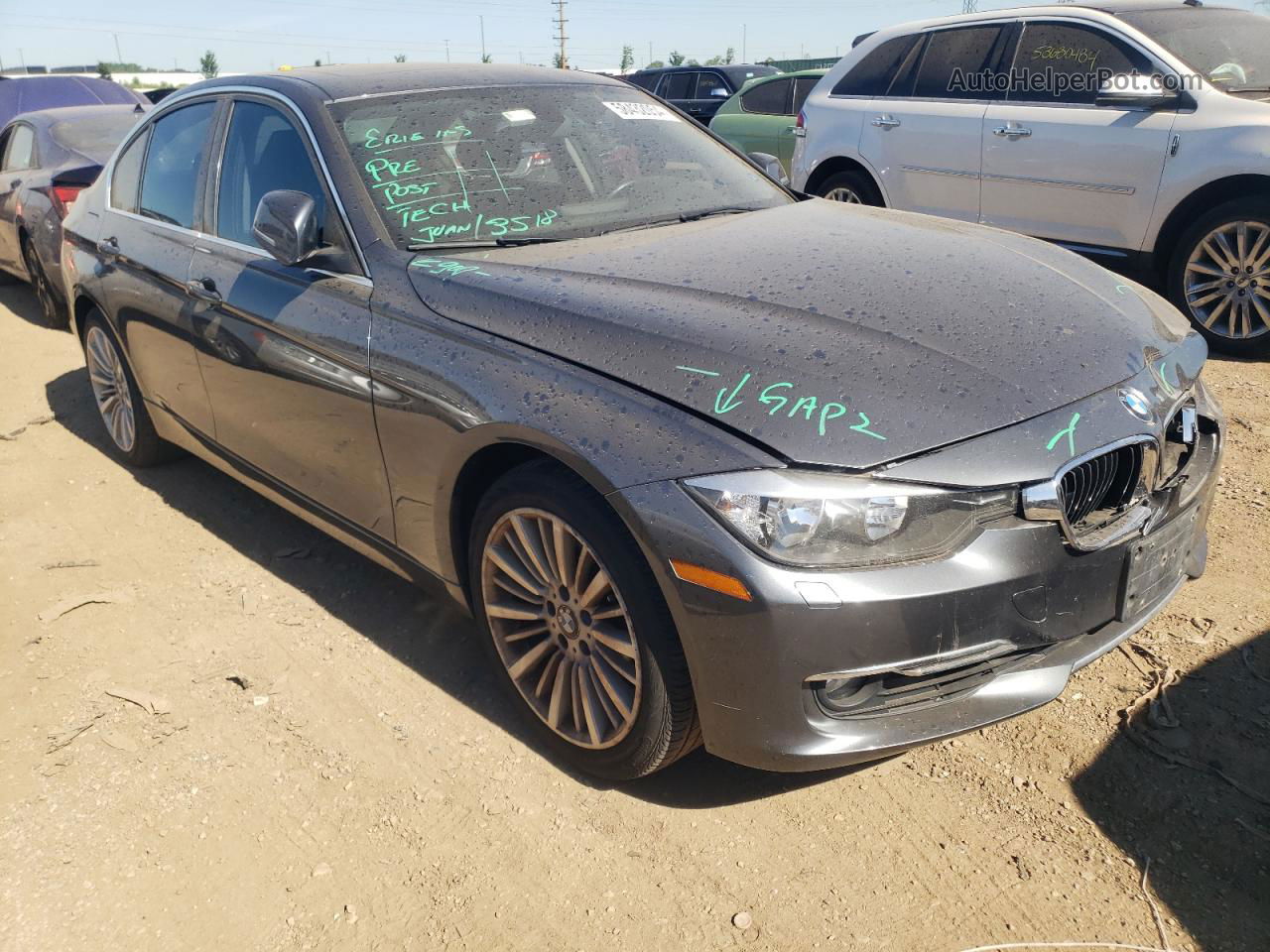 2013 Bmw 328 Xi Gray vin: WBA3B3C55DF540864