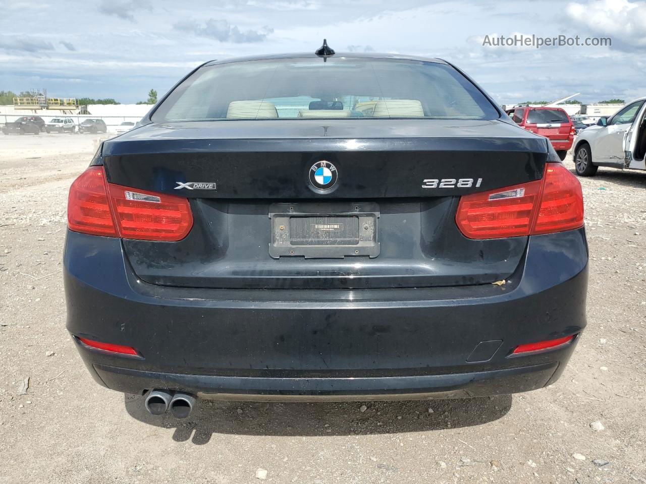 2014 Bmw 328 Xi Черный vin: WBA3B3C56EJ982647