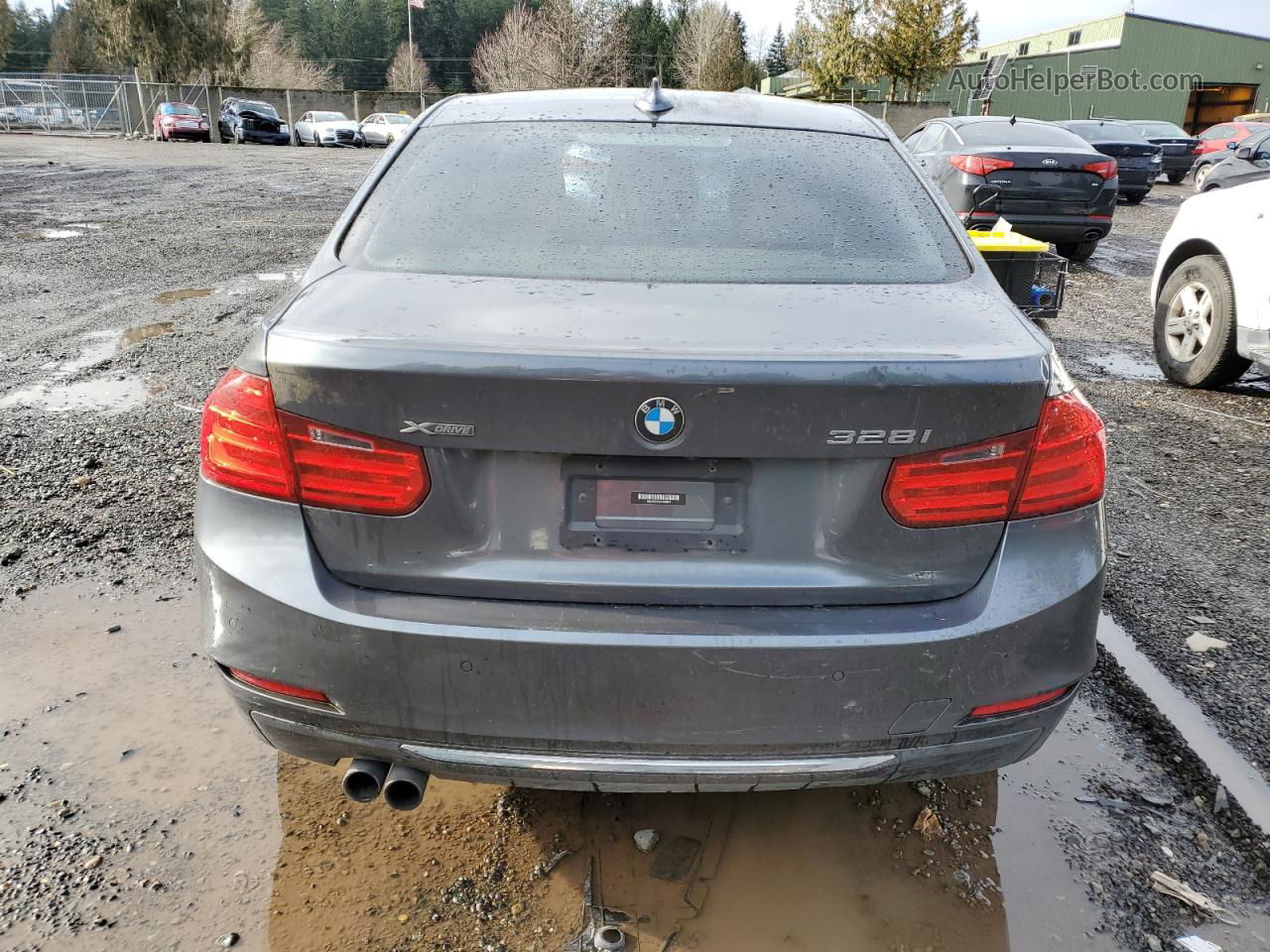 2013 Bmw 328 Xi Угольный vin: WBA3B3C57DF536914