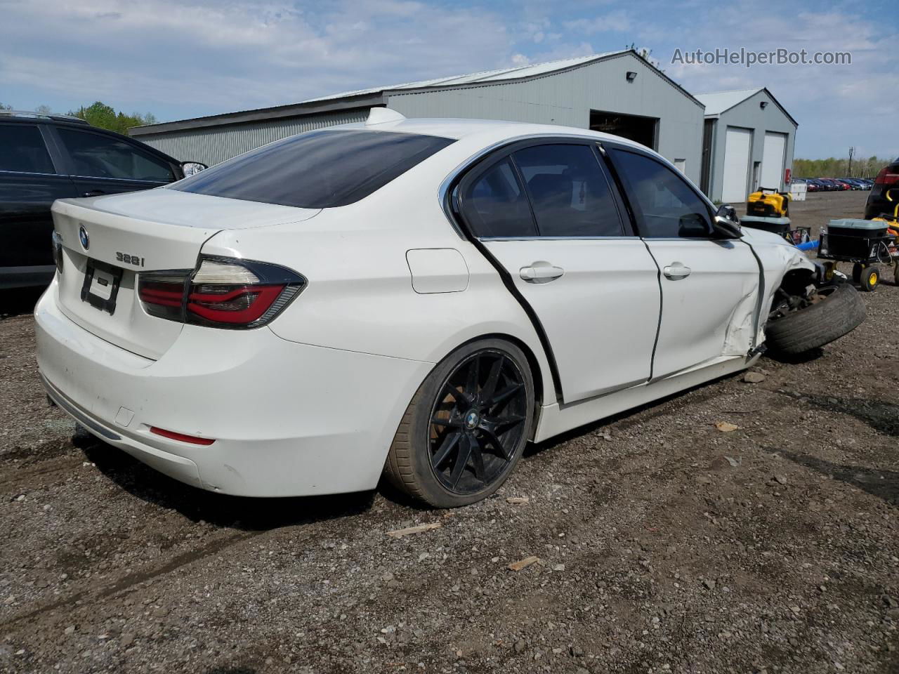 2013 Bmw 328 Xi Белый vin: WBA3B3C57DF537514