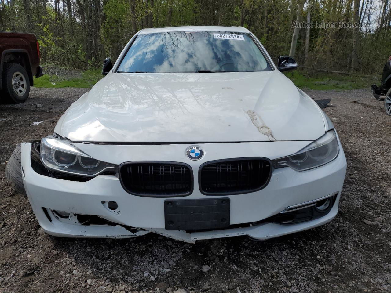 2013 Bmw 328 Xi White vin: WBA3B3C57DF537514