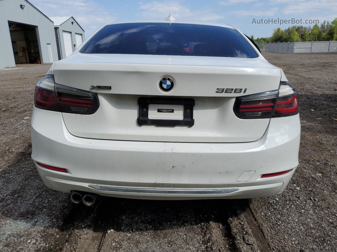 2013 Bmw 328 Xi White vin: WBA3B3C57DF537514