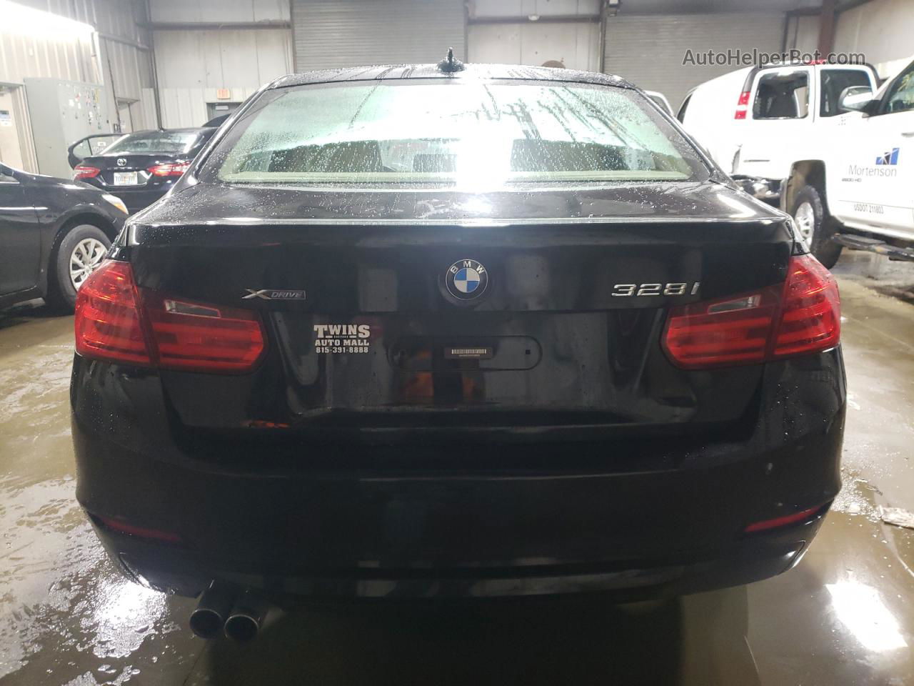 2013 Bmw 328 Xi Black vin: WBA3B3C57DF538226