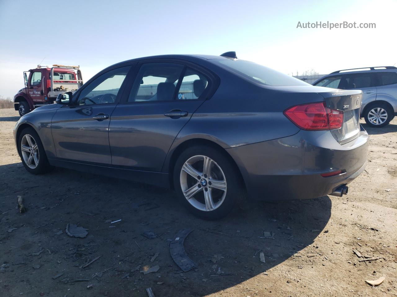 2013 Bmw 328 Xi Gray vin: WBA3B3C57DJ698460