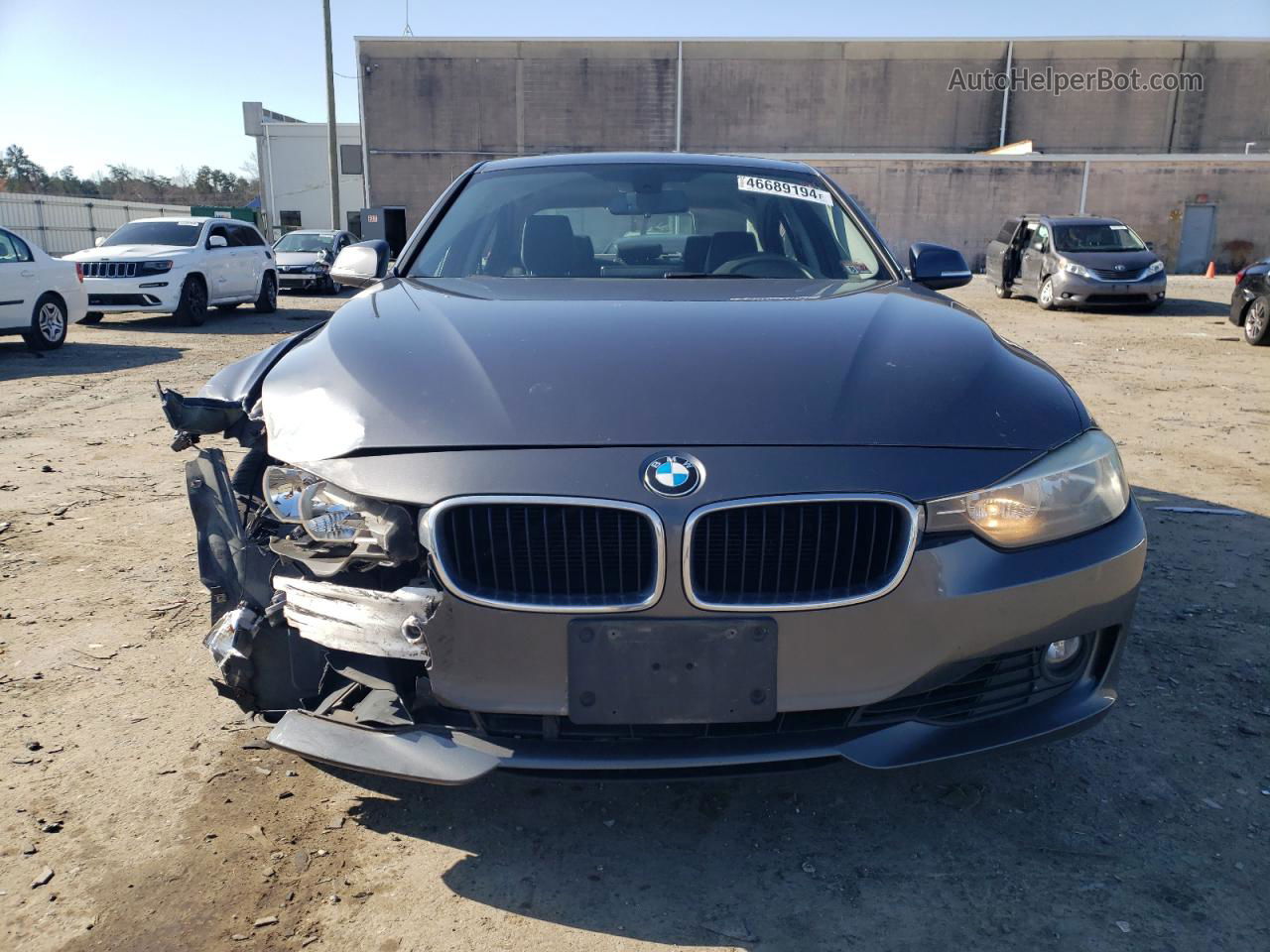 2013 Bmw 328 Xi Gray vin: WBA3B3C57DJ698460