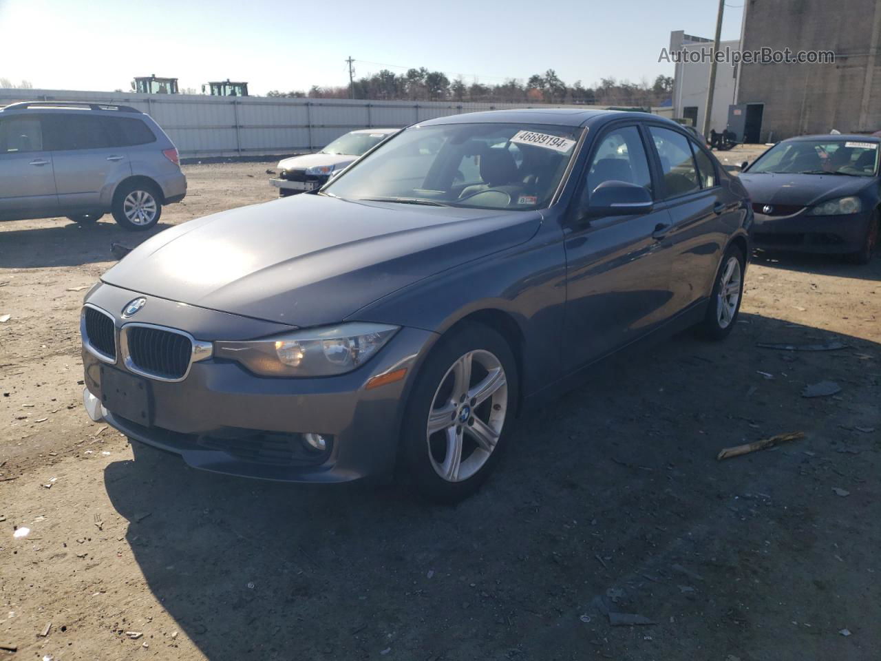 2013 Bmw 328 Xi Gray vin: WBA3B3C57DJ698460