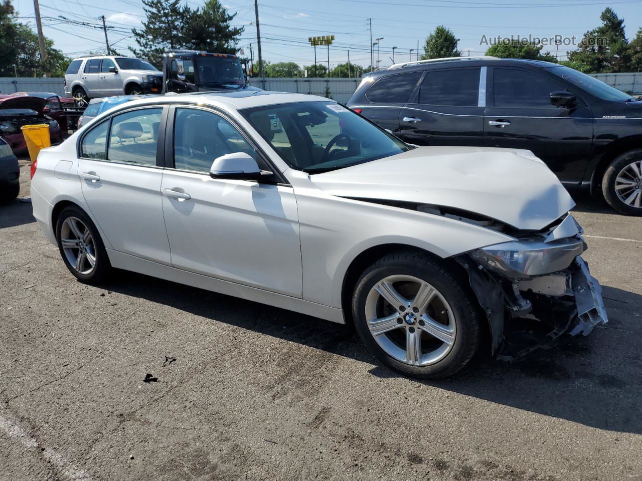 2013 Bmw 328 Xi White vin: WBA3B3C57DJ811629