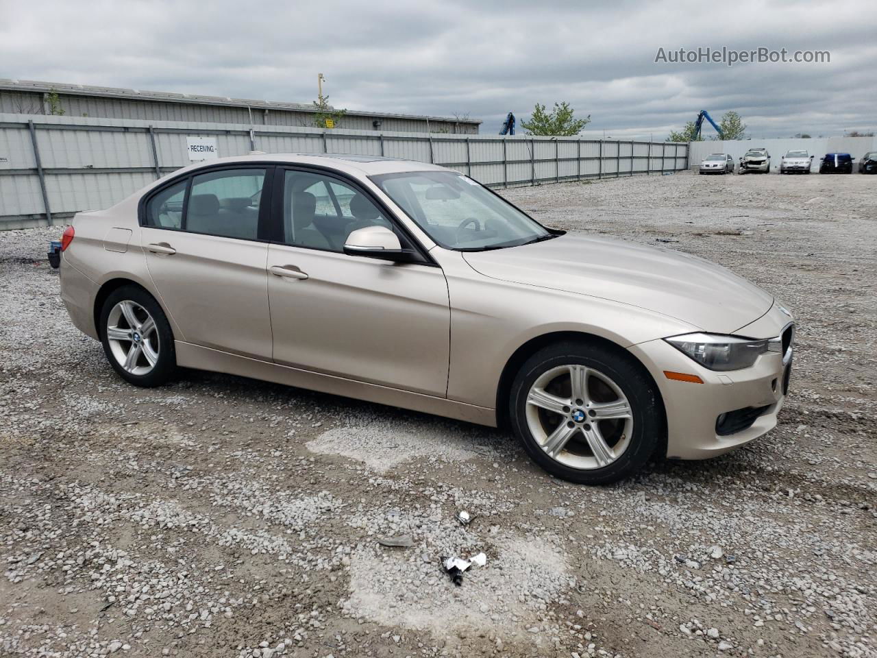 2015 Bmw 328 Xi Золотой vin: WBA3B3C57FJ984845