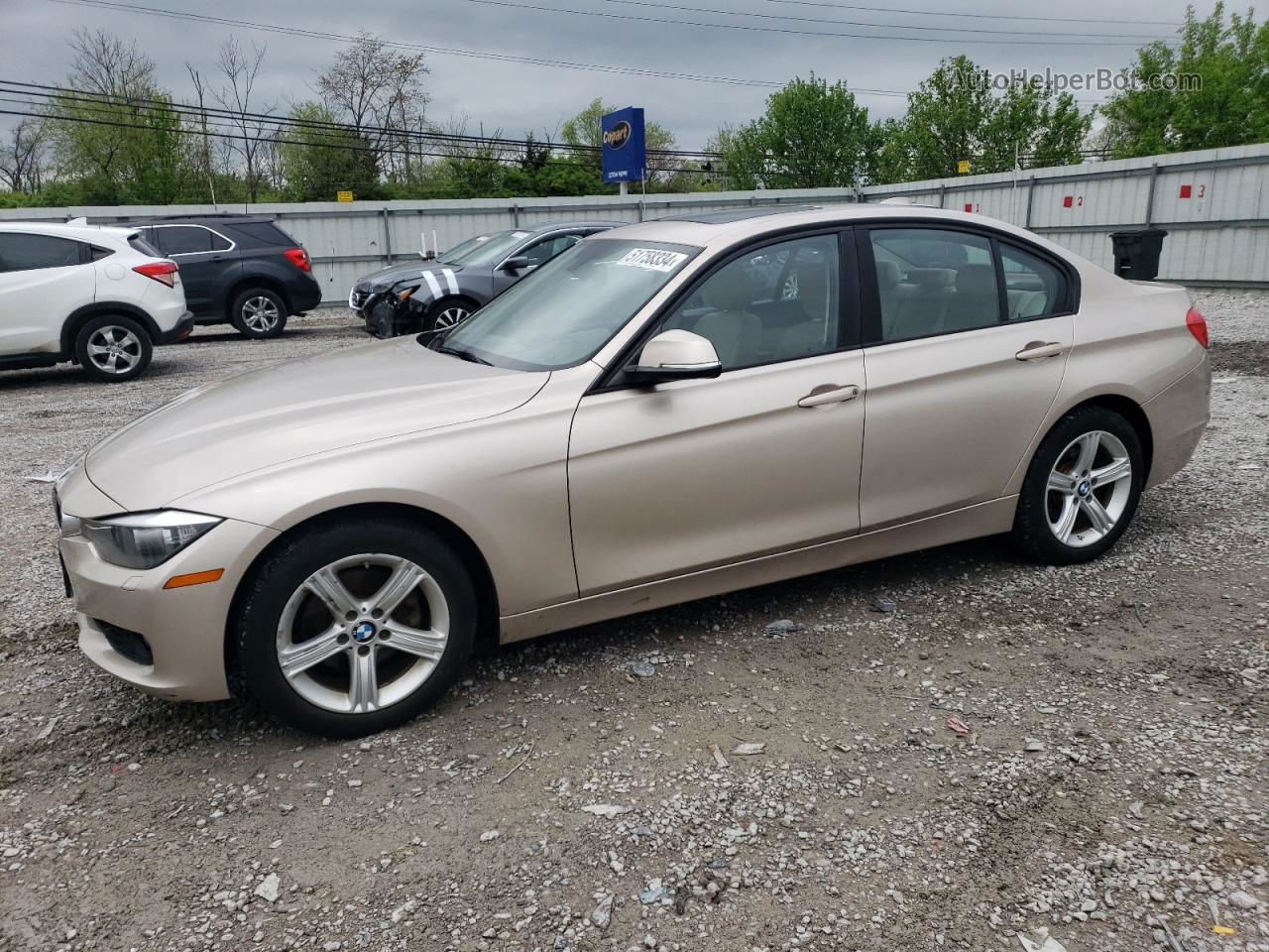 2015 Bmw 328 Xi Gold vin: WBA3B3C57FJ984845