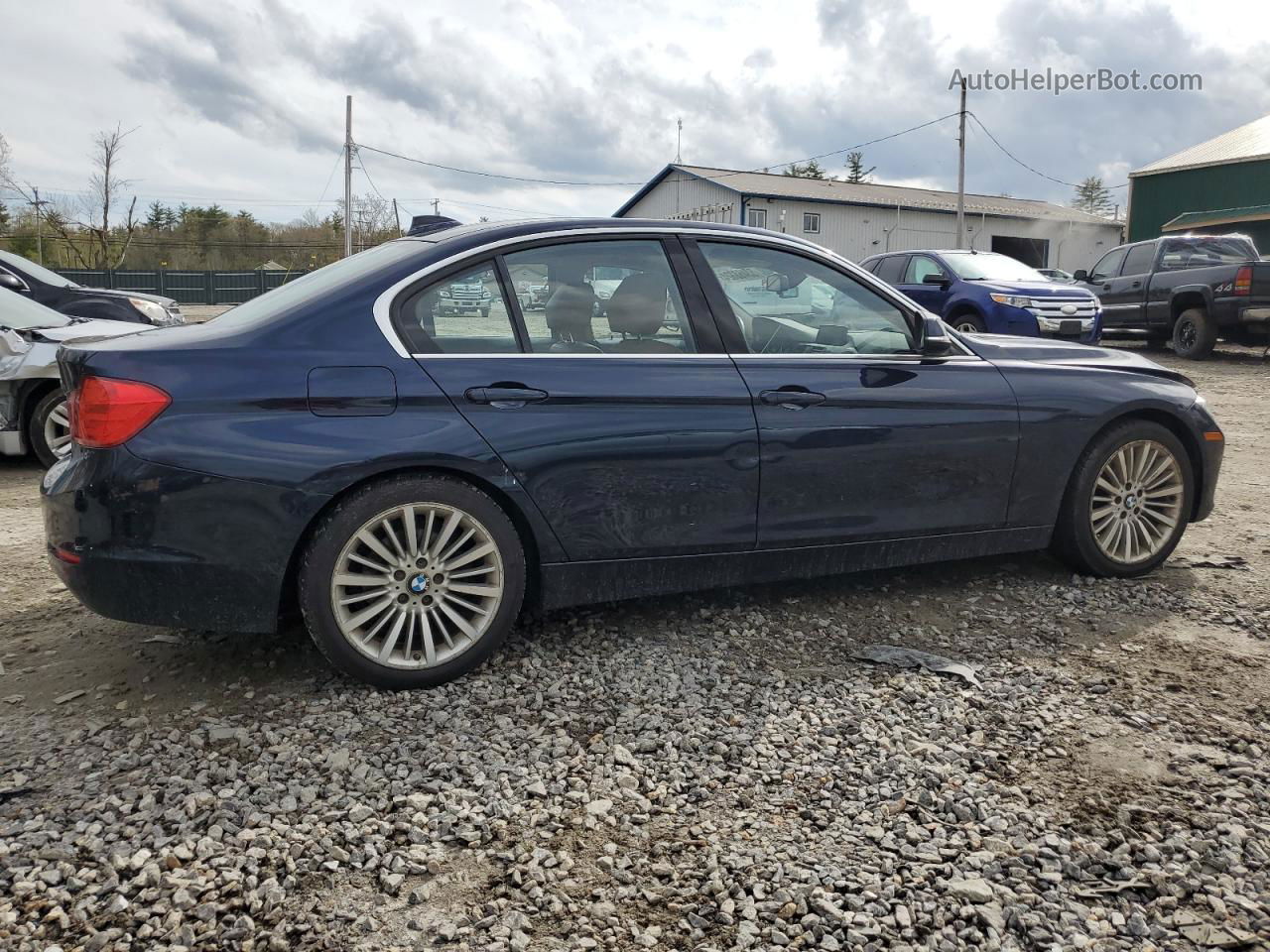 2013 Bmw 328 Xi Blue vin: WBA3B3C58DF530135