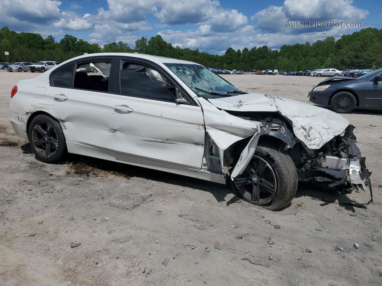 2013 Bmw 328 Xi Белый vin: WBA3B3C58DF532564